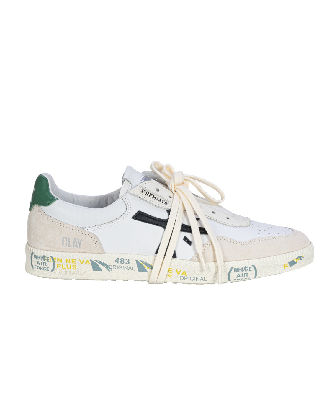 shop PREMIATA Saldi Scarpe: Premiata sneakers CLAYD var. 6353 in pelle con inserti in camoscio.
Linguetta elastica che consente di essere indossata anche senza stringhe.
Logo laterale tono su tono.
Patch posteriore a contrasto.
Composizione tomaia: 100% pelle.
Composione suola: 100% gomma.
Composizione fodera: 100% pelle di capra.
Fabbricato in Vietnam.. CLAYD .-6353 number 8859038